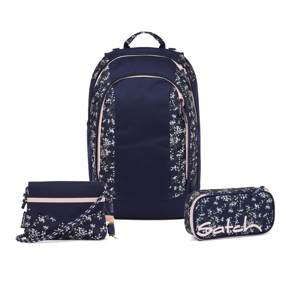 Satch Air Bloomy Breeze Beauty and The School Schulrucksack Set 3tlg.