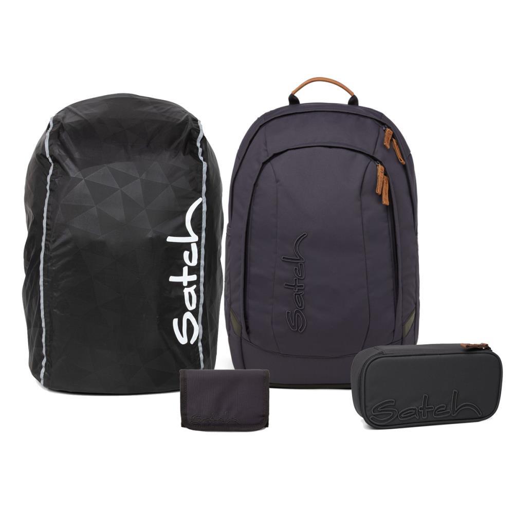Satch Air Nordic Grey Streetwalk Edition Schulrucksack Set 4tlg.