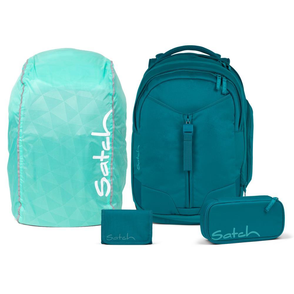 Satch Match Deep Petrol Streetwalk Edition Schulrucksack Set 4tlg.