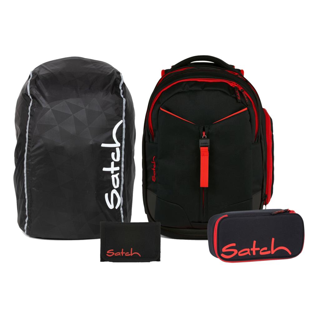 Satch Match Fire Phantom Streetwalk Edition Schulrucksack Set 4tlg.