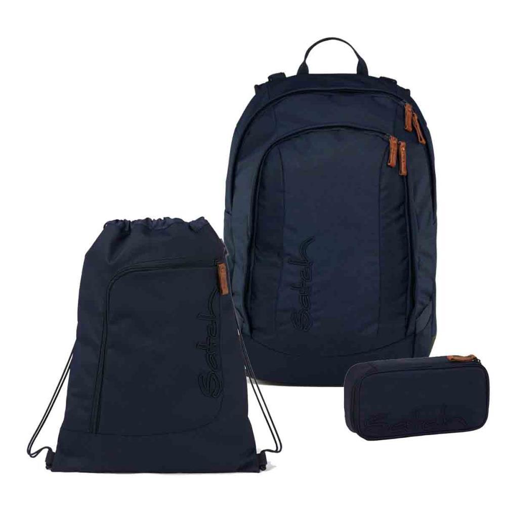 Satch Air Nordic Blue Skandi Edition Schulrucksack Set 3tlg.