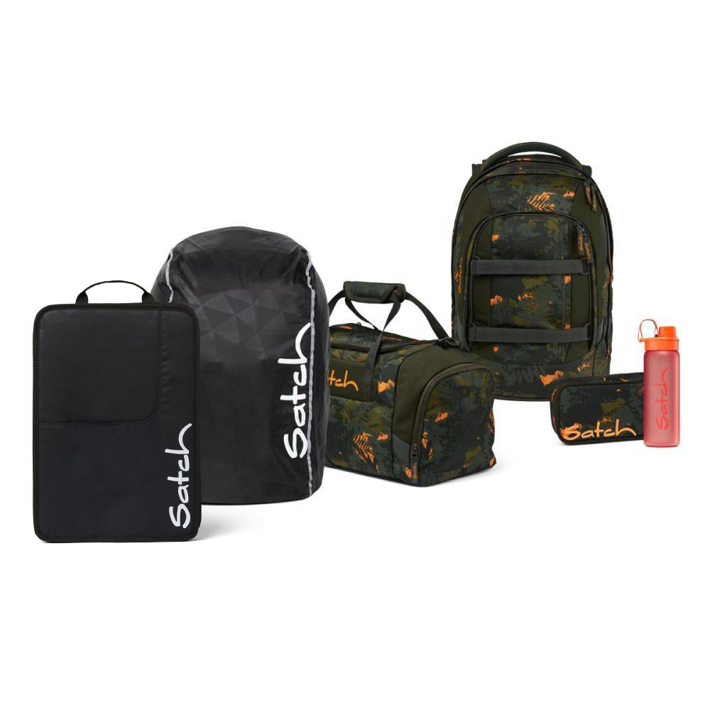 Satch Pack Jurassic Jungle Kollektor Edition Schulrucksack Set 6tlg.