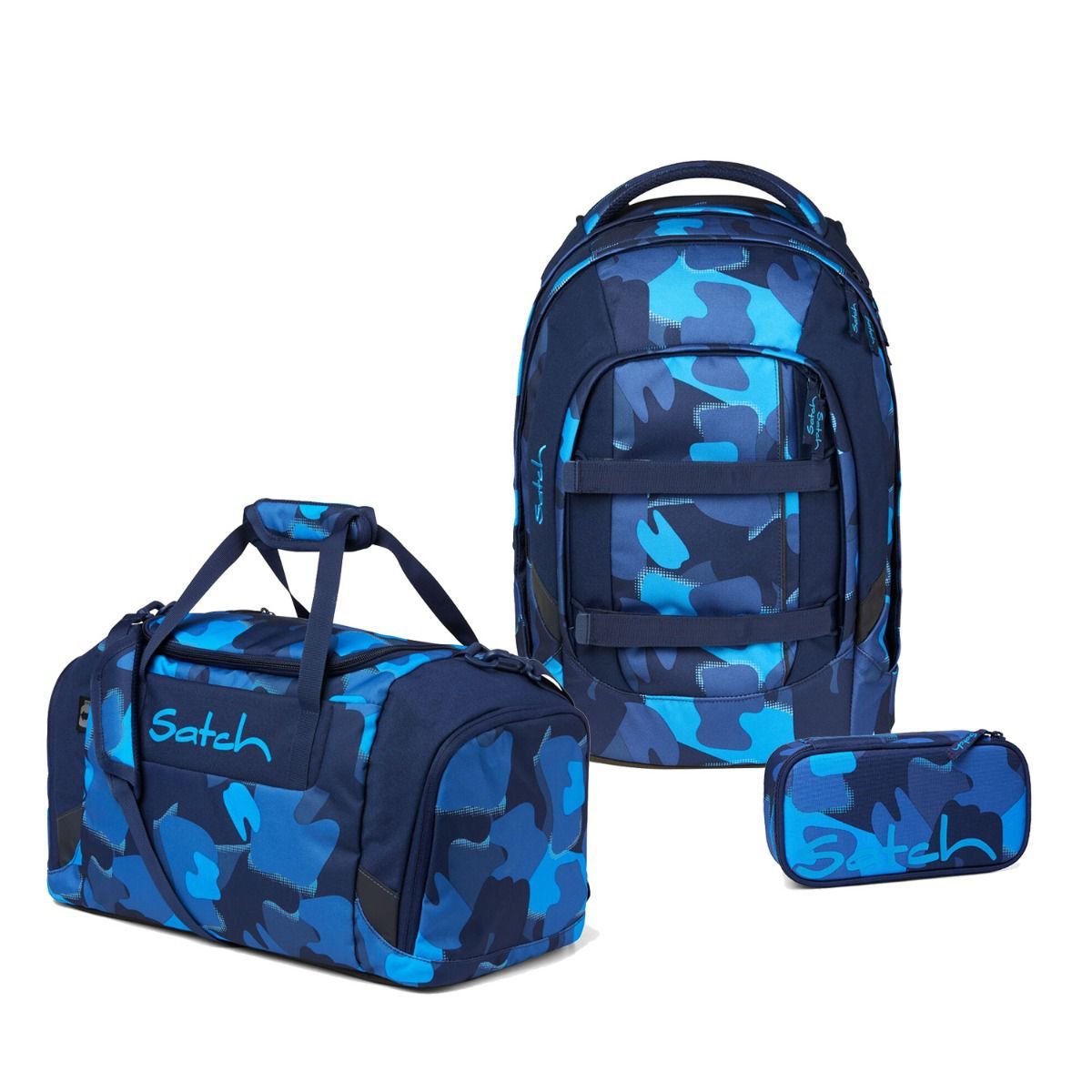 Satch Pack Troublemaker Schulrucksack Set 3tlg.