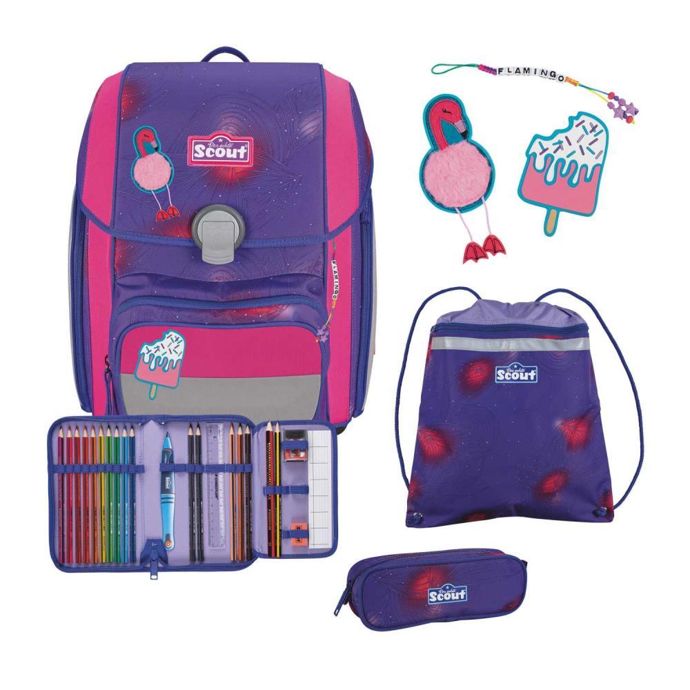 Scout Genius DIN Summer Schulranzen Set 4tlg.
