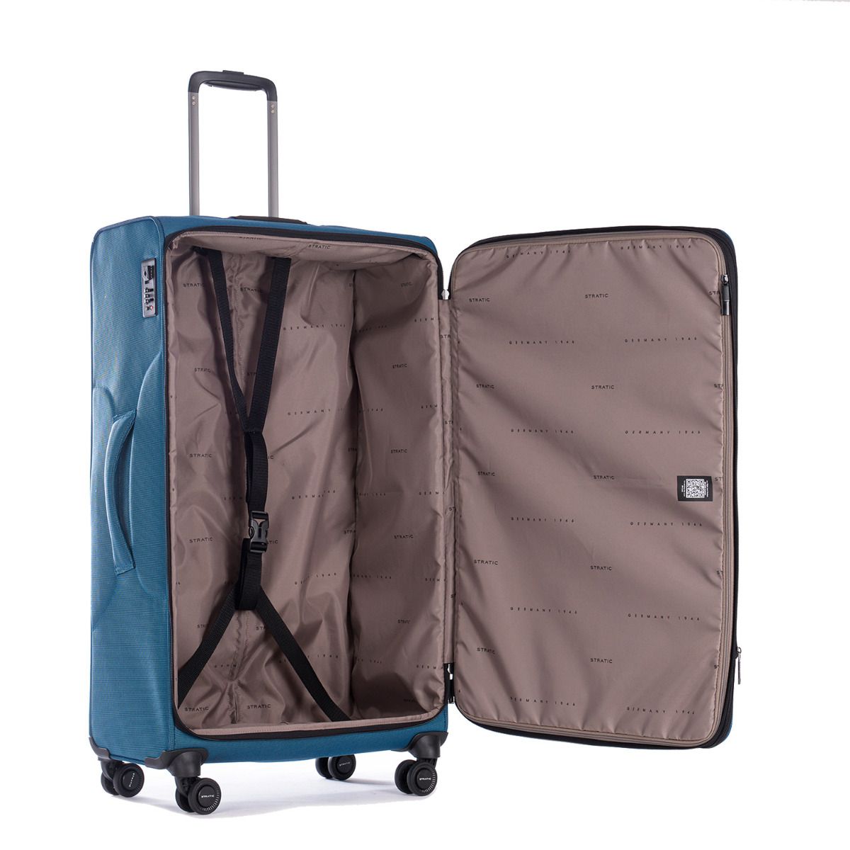 Stratic Bendigo Light + Petrol 4-Rollen Trolley M 72cm