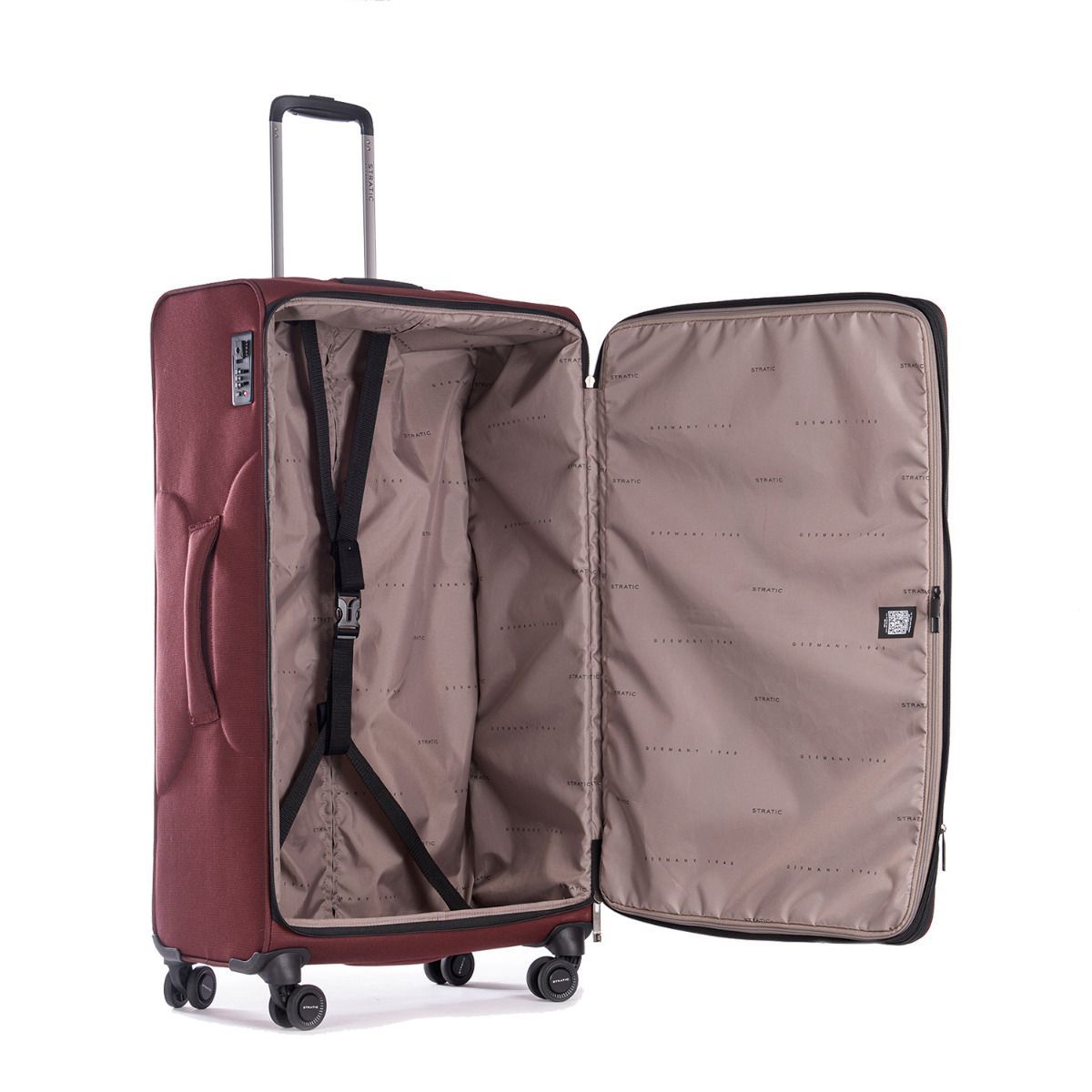 Stratic Bendigo Light + Redwine 4-Rollen Trolley L 84cm