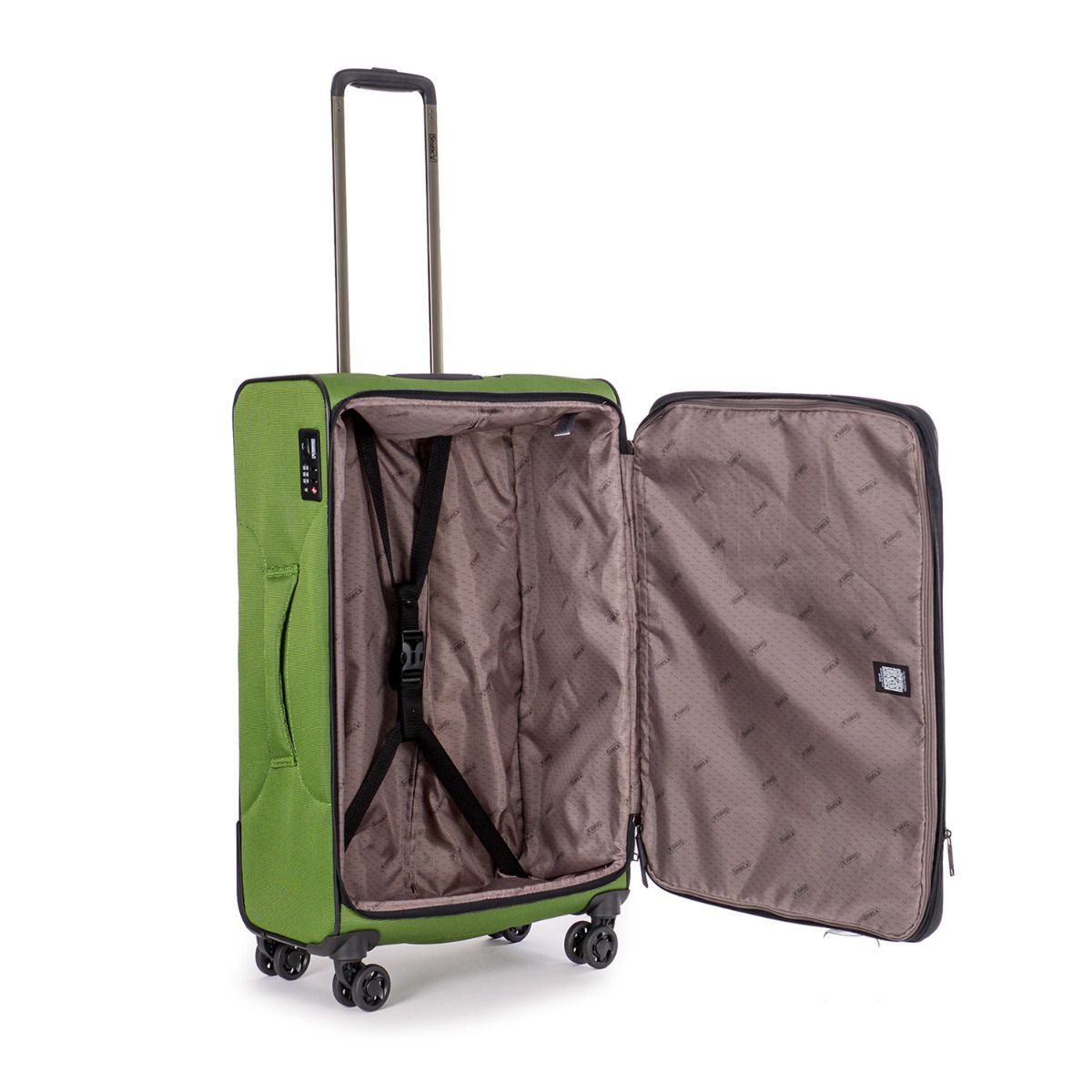 Stratic Bendigo Light + Green 4-Rollen Trolley M 72cm