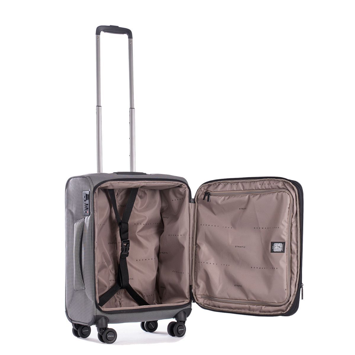 Stratic Bendigo Light + Silver 4-Rollen Trolley S 54cm
