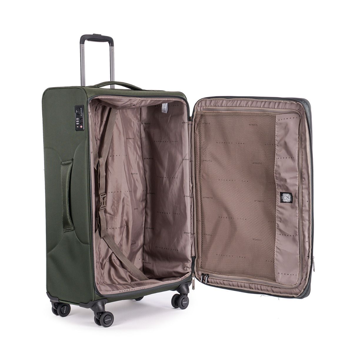 Stratic Mix Dark Green 4-Rollen Trolley L 75cm