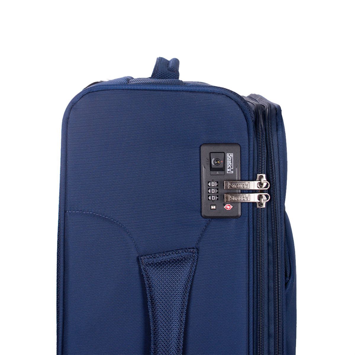 Stratic Mix Blue 4-Rollen Trolley M 65cm