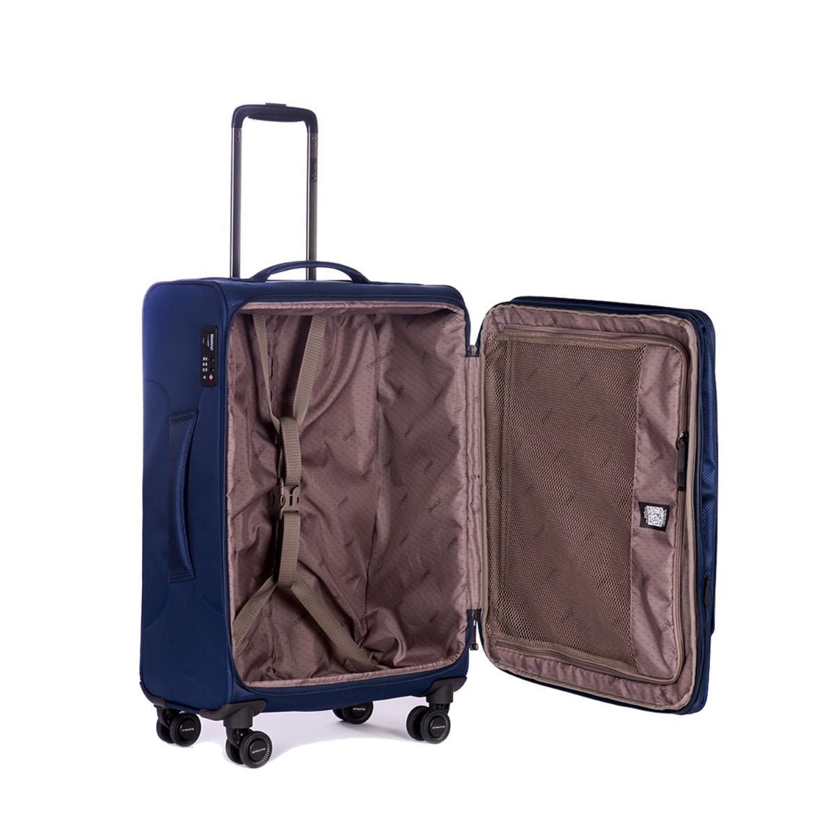 Stratic Mix Blue 4-Rollen Trolley M 65cm