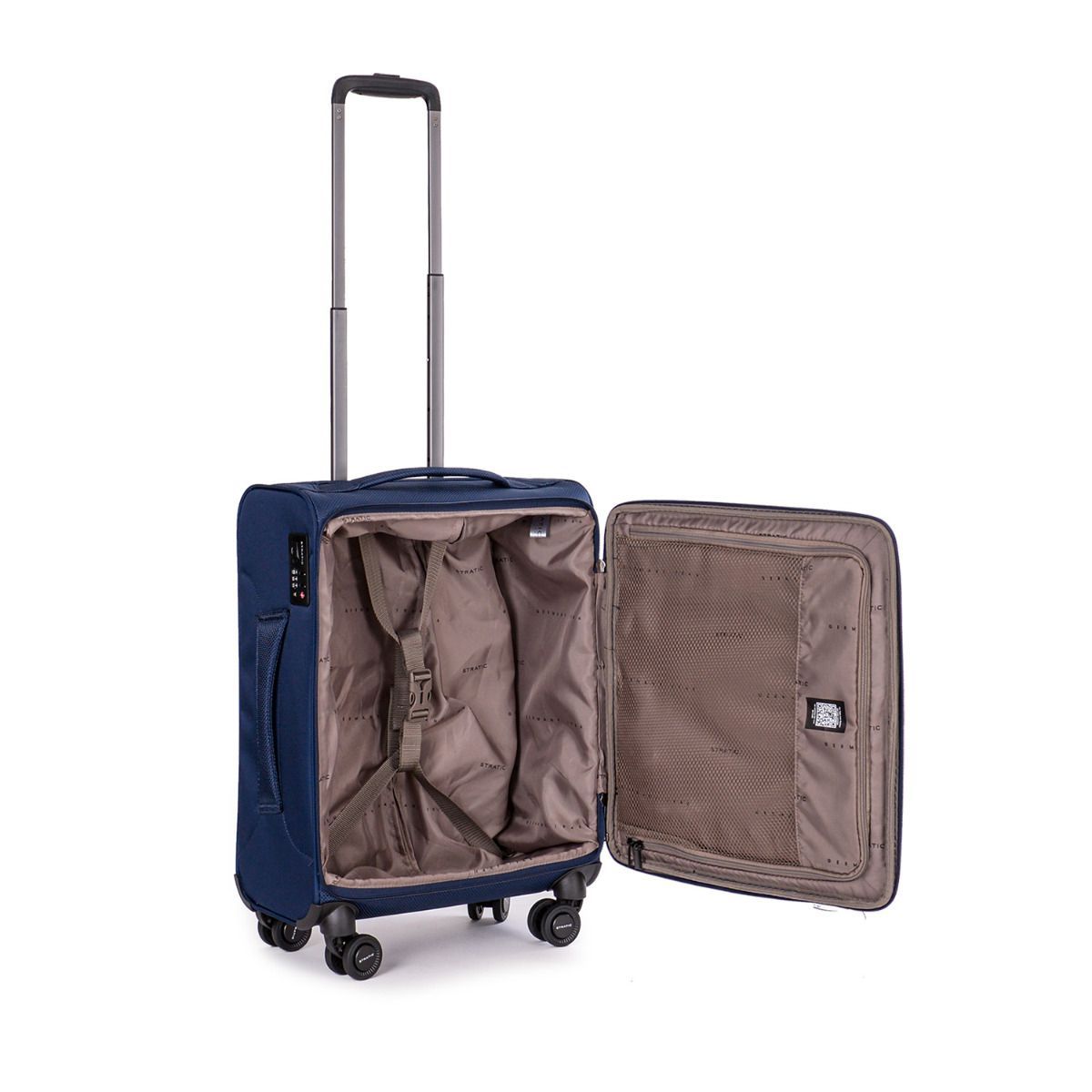 Stratic Mix Blue 4-Rollen Trolley S 55cm