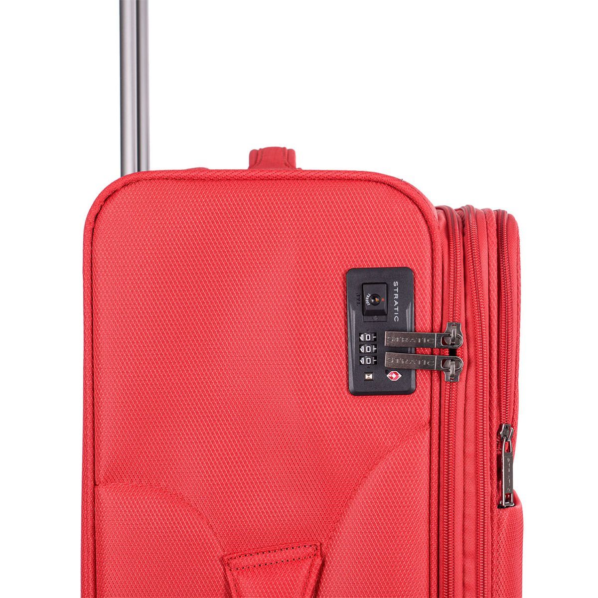 Stratic Light + Red 4-Rollen Trolley M 68cm