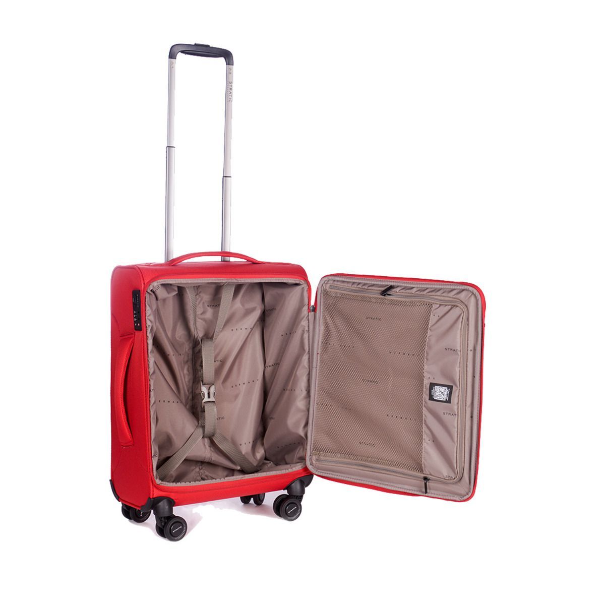 Stratic Light + Red 4-Rollen Trolley S 55cm