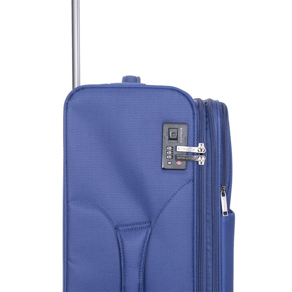 Stratic Light + Dark Blue 4-Rollen Trolley L 80cm