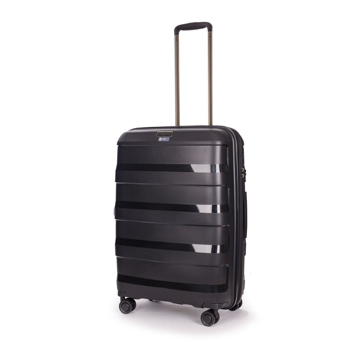 Stratic Straw + Black 4-Rollen Trolley M 65 cm