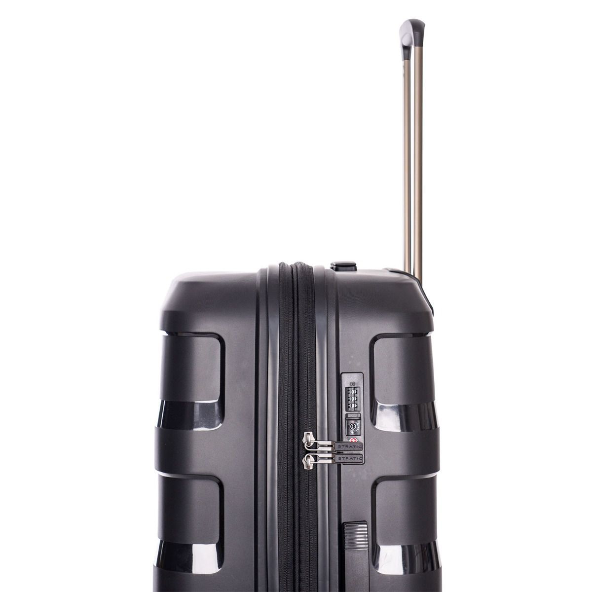 Stratic Straw + Black 4-Rollen Trolley M 65 cm