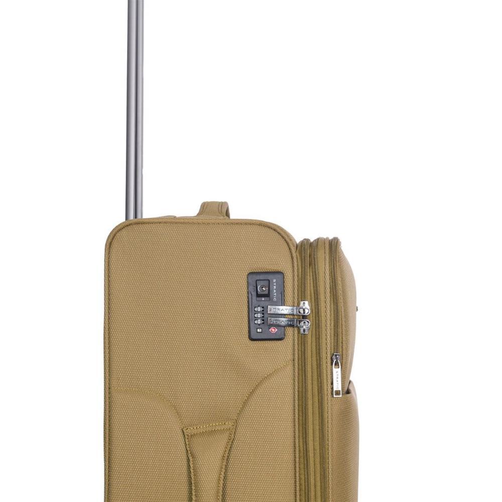 Stratic Light + Khaki 4-Rollen Trolley L 80 cm