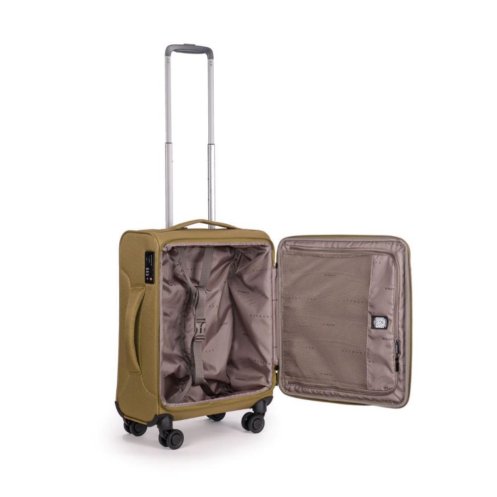 Stratic Light + Khaki 4-Rollen Trolley S 55 cm