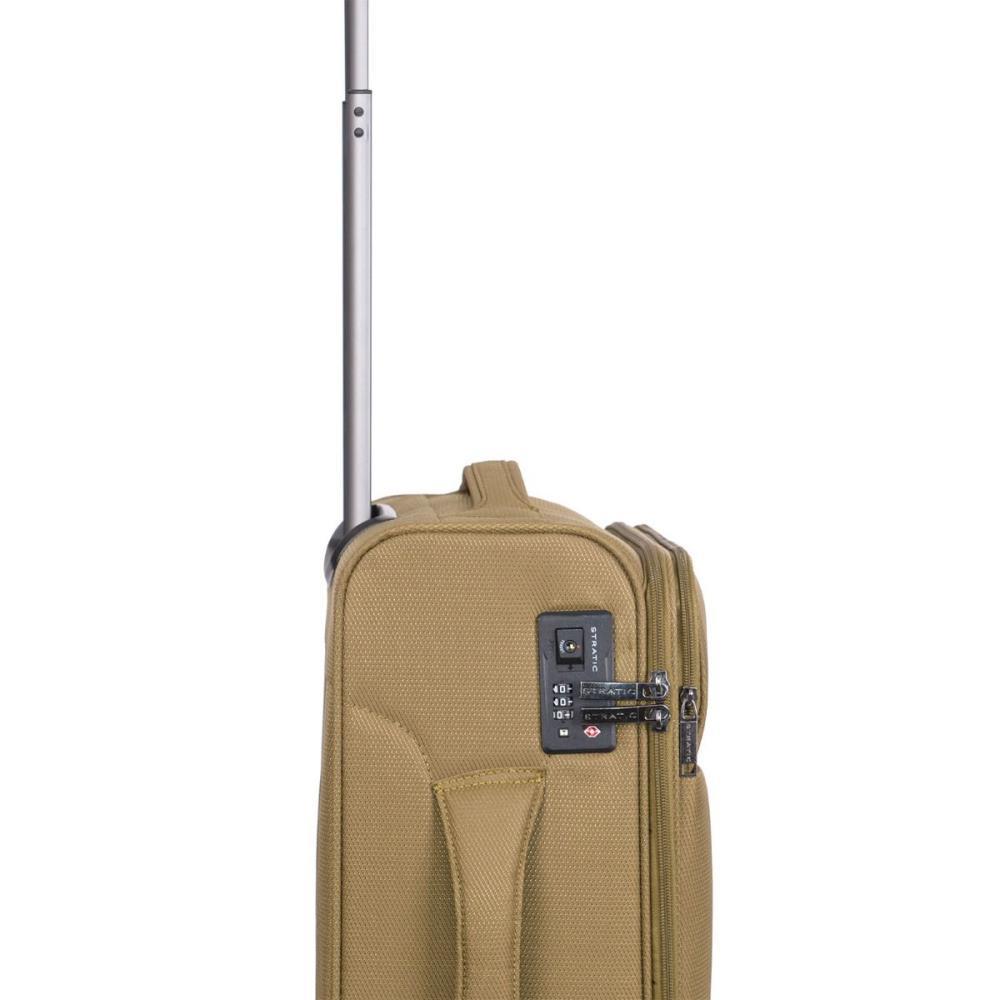 Stratic Light + Khaki 4-Rollen Trolley S 55 cm