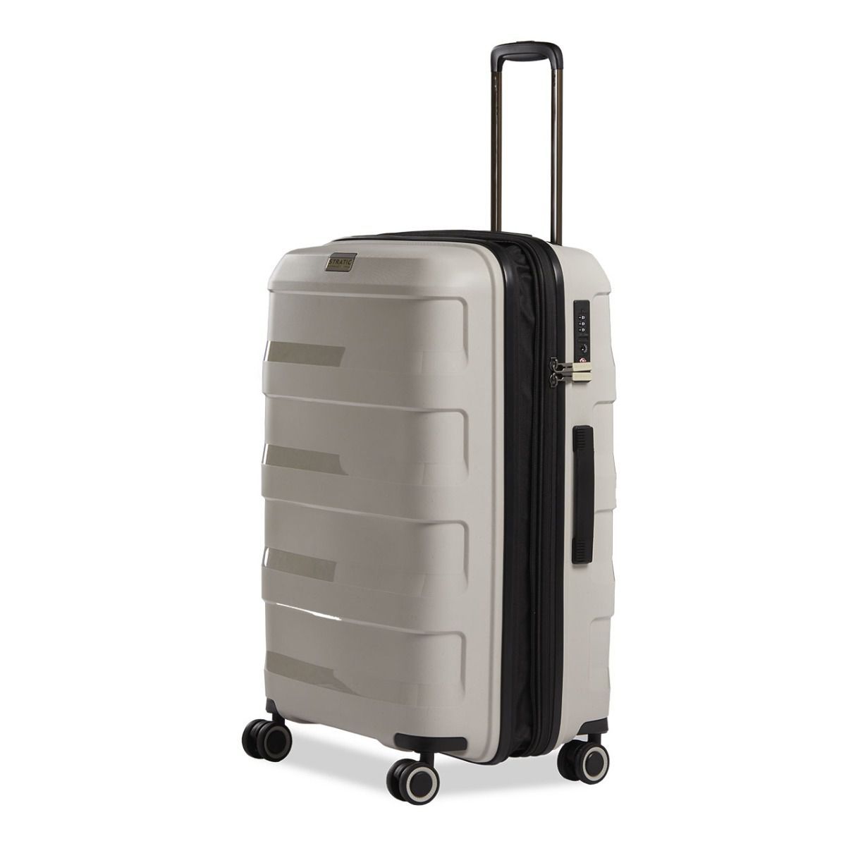 Stratic Straw + Beige 4-Rollen Trolley M 65 cm