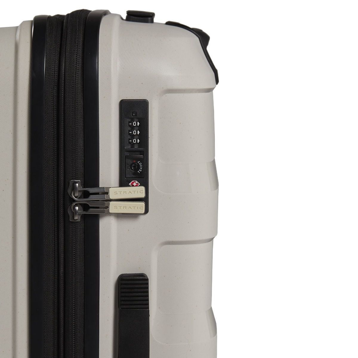 Stratic Straw + Beige 4-Rollen Trolley M 65 cm