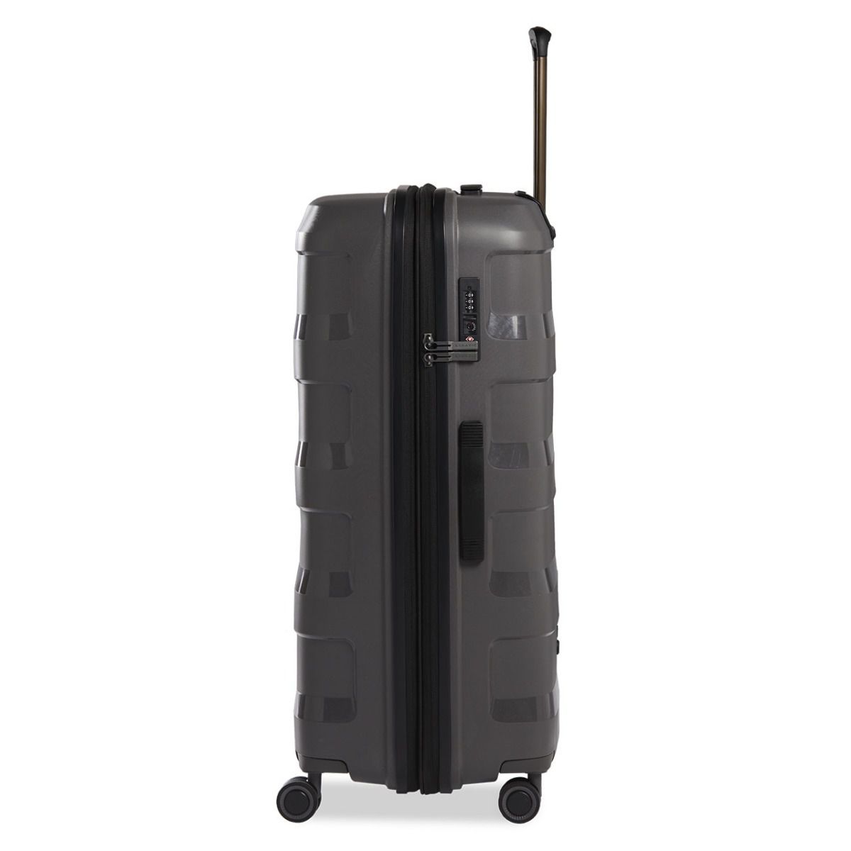 Stratic Straw + Dark Grey 4-Rollen Trolley L 75 cm