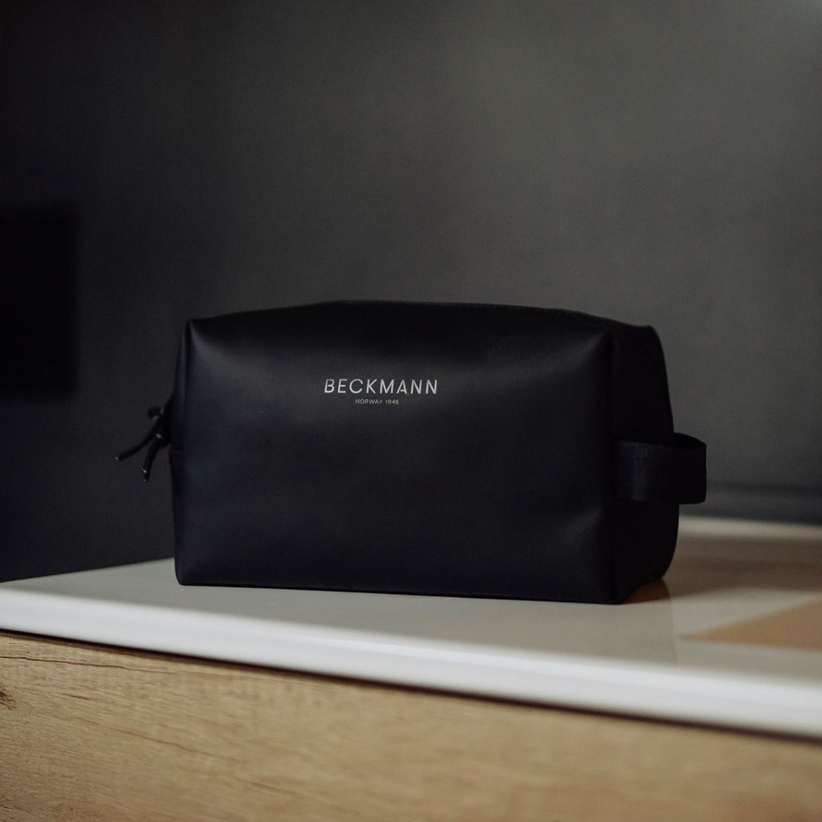 Beckmann Street Washbag Black Kulturbeutel