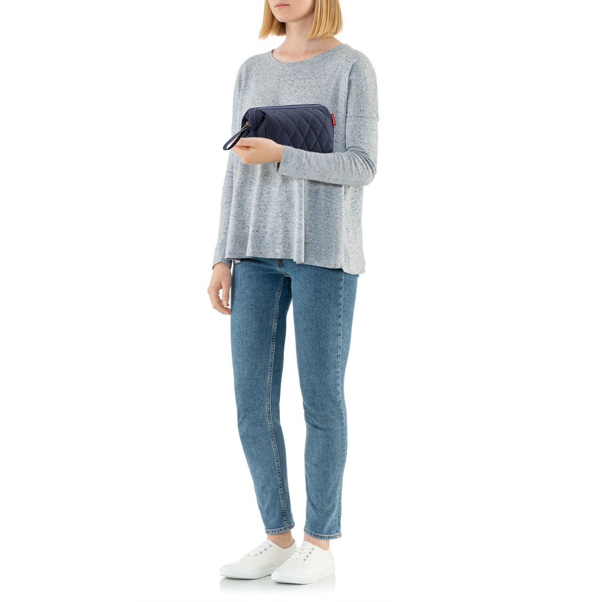 Reisenthel Travelcosmetic Rhombus Midnight Gold Kosmetiktasche