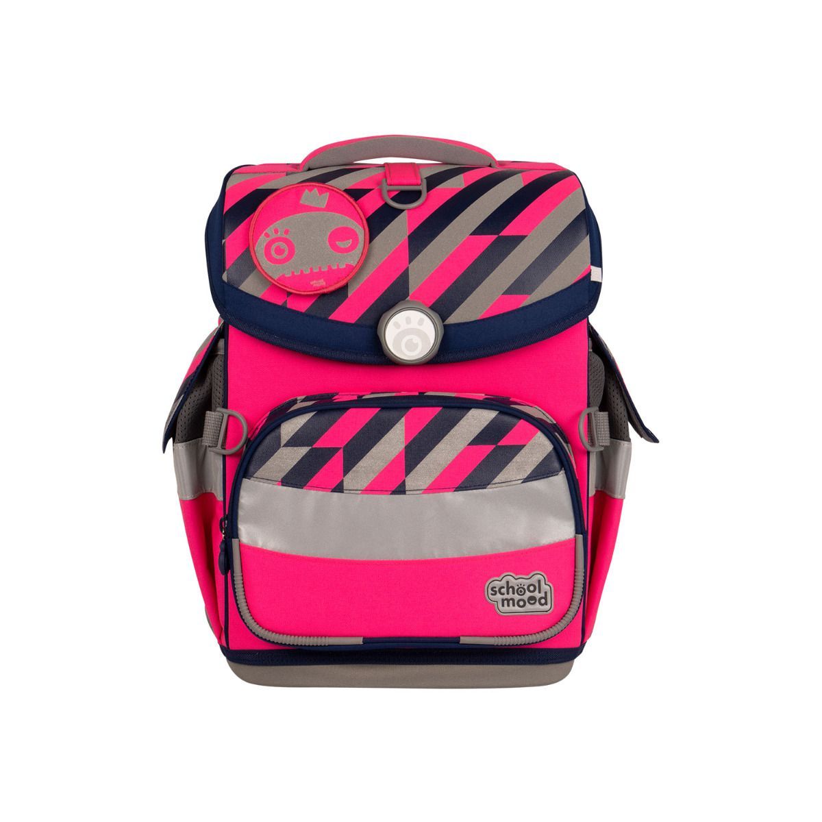 School Mood Timeless Air Yuna Neon Pink Schulranzen Set 7tlg.