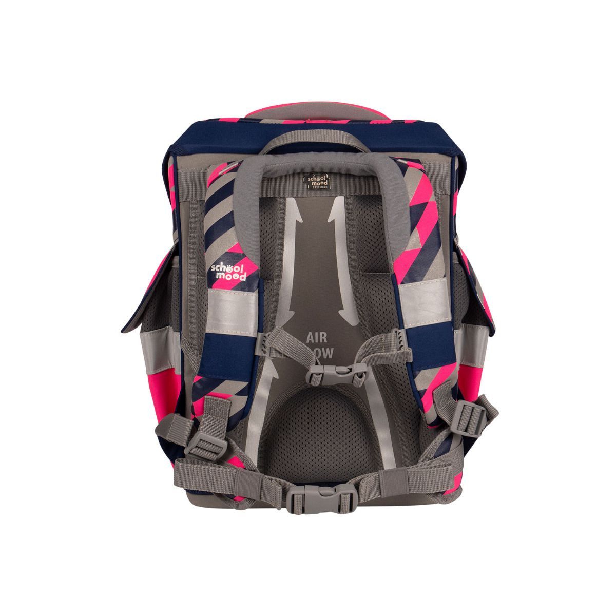 School Mood Timeless Air Yuna Neon Pink Schulranzen Set 7tlg.