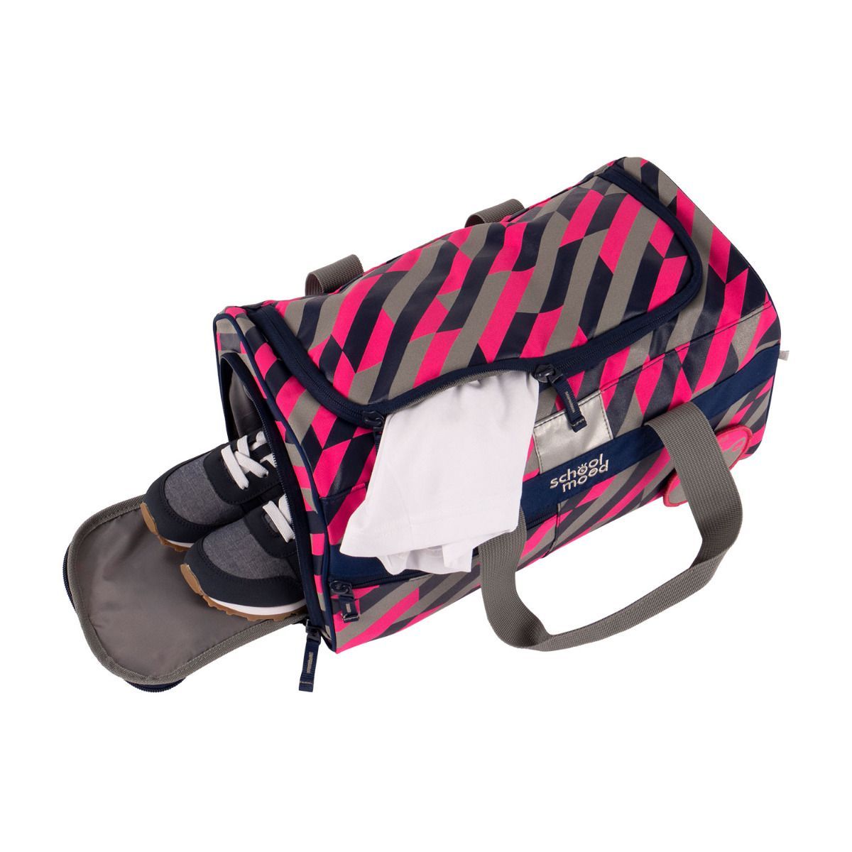 School Mood Air Sporttasche Yuna Neon Pink