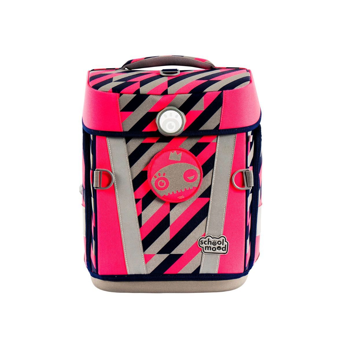 School Mood Hero Air Yuna Neon Pink Schulranzen Set 7tlg.