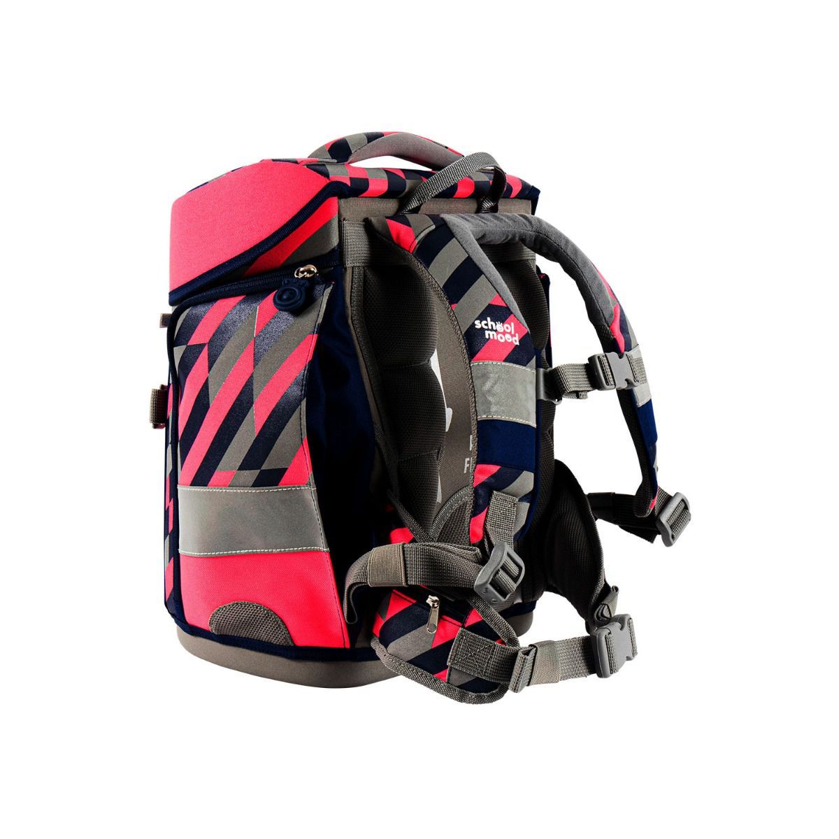 School Mood Hero Air Yuna Neon Pink Schulranzen Set 7tlg.