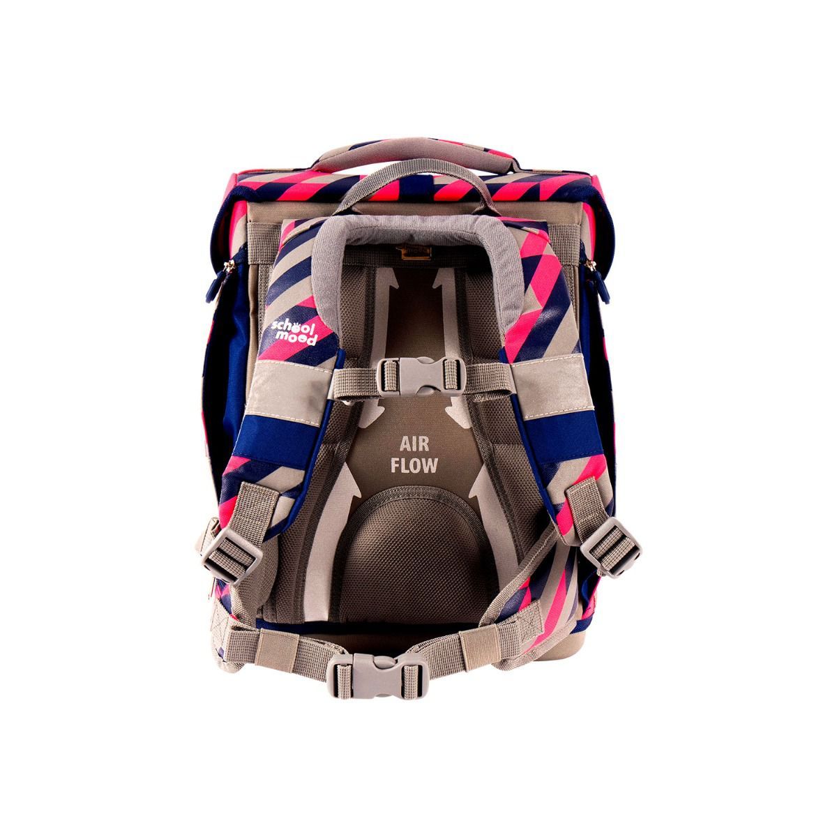 School Mood Hero Air Yuna Neon Pink Schulranzen Set 7tlg.