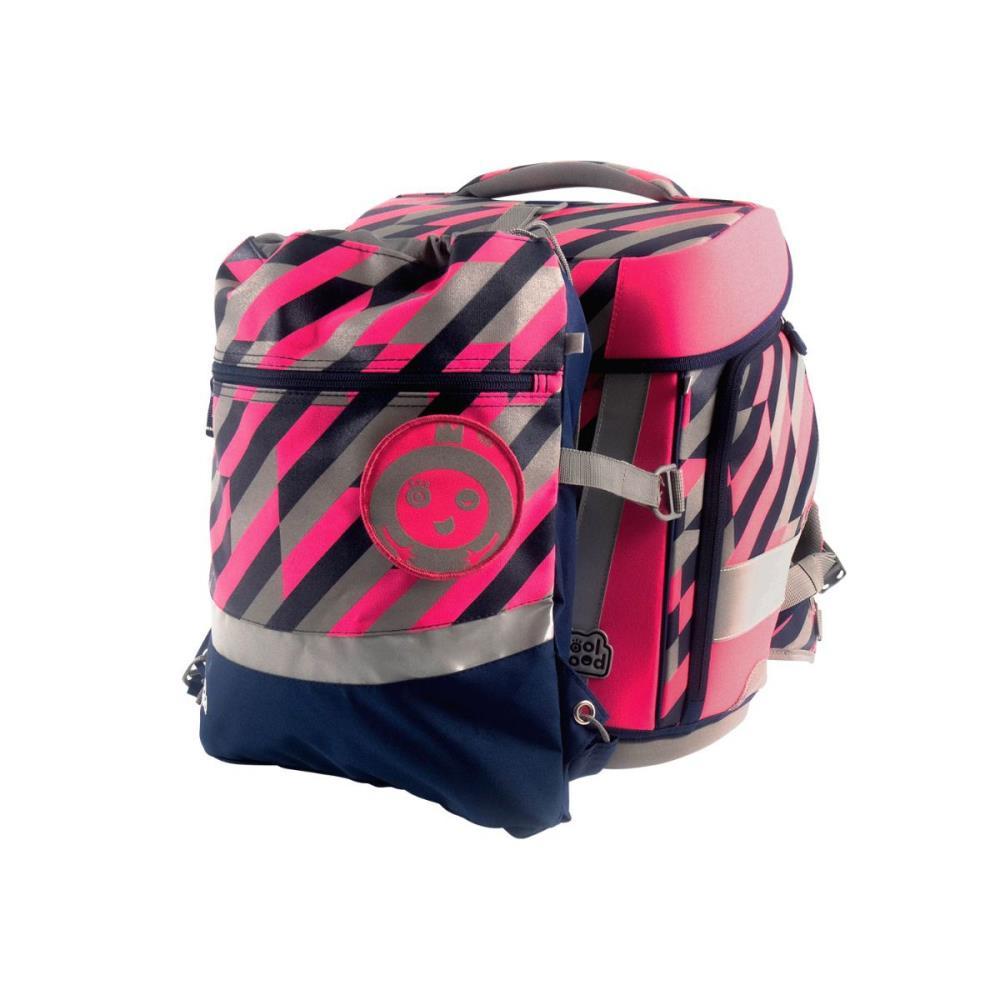 School Mood Hero Air Yuna Neon Pink Schulranzen Set 7tlg.