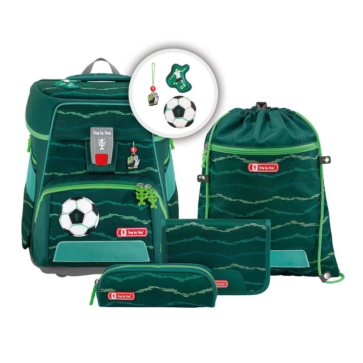 Step by Step e-Space Soccer Star Schulranzen Set 5tlg.