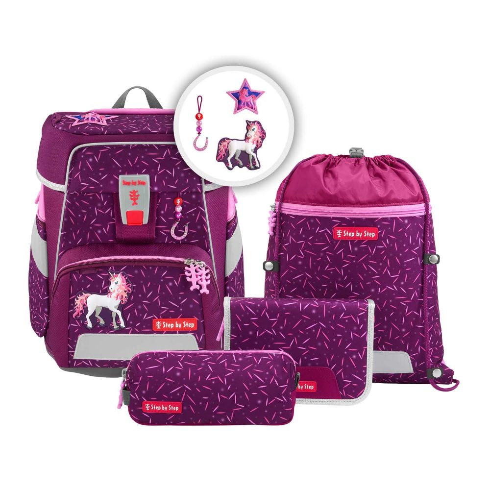 Step by Step Space Pretty Unicorn Nuala Schulranzen Set 5tlg.