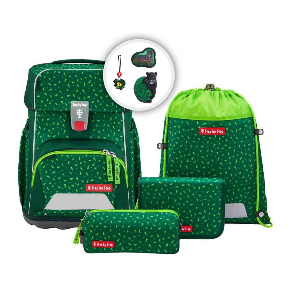 Step by Step Basis Green Graphics Schulranzen Set 4tlg.