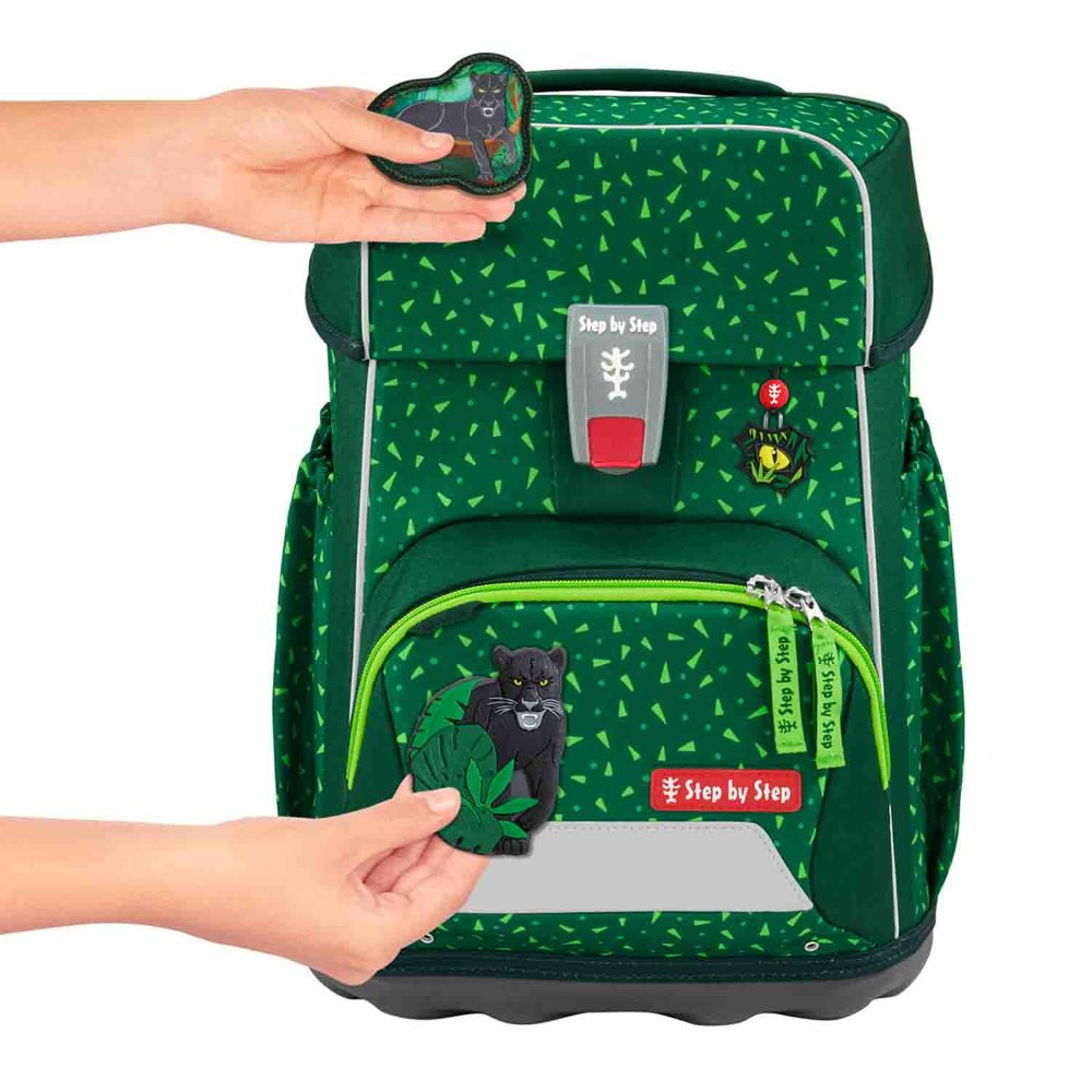 Step by Step Basis Green Graphics Schulranzen Set 4tlg.