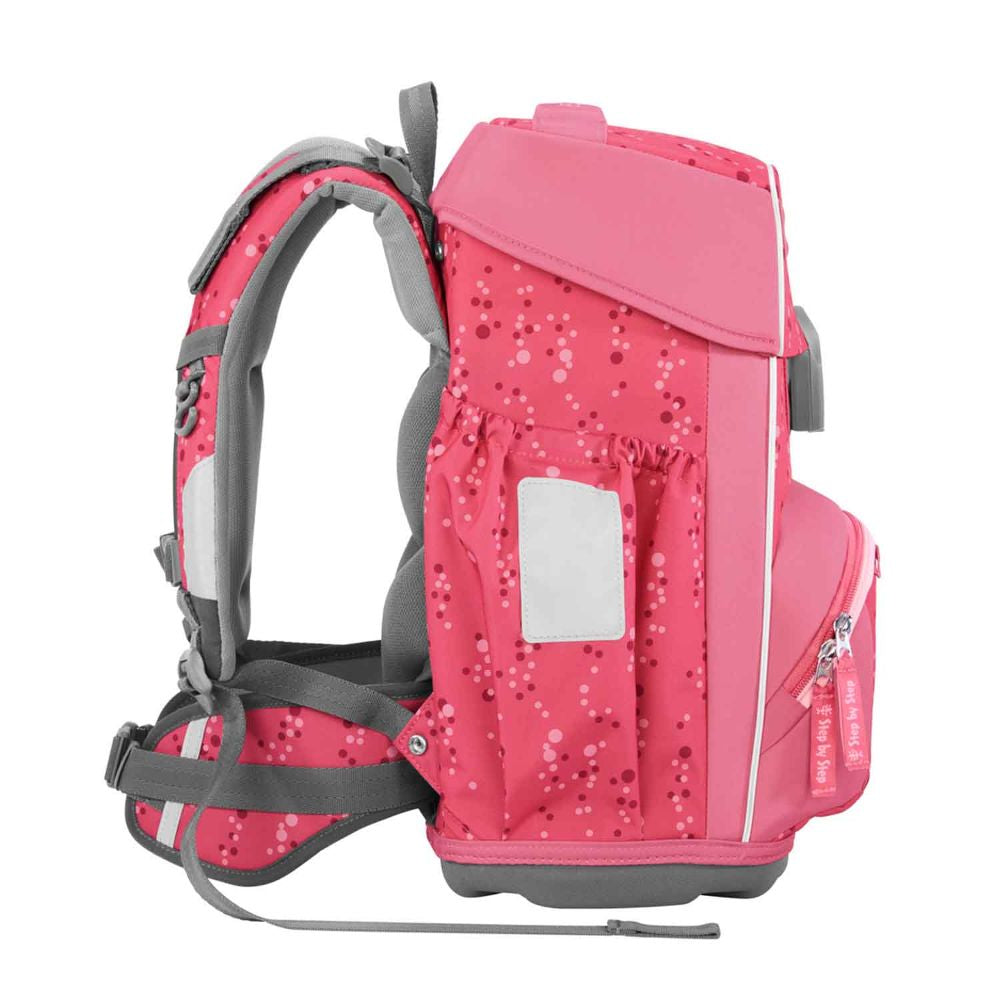 Step by Step Basis Pink Bubbles Schulranzen Set 4tlg.