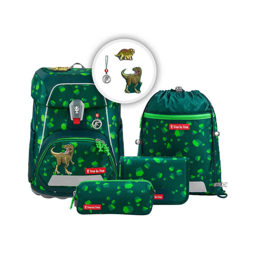 Step by Step Fit Dino Targo Schulranzen Set 5tlg.