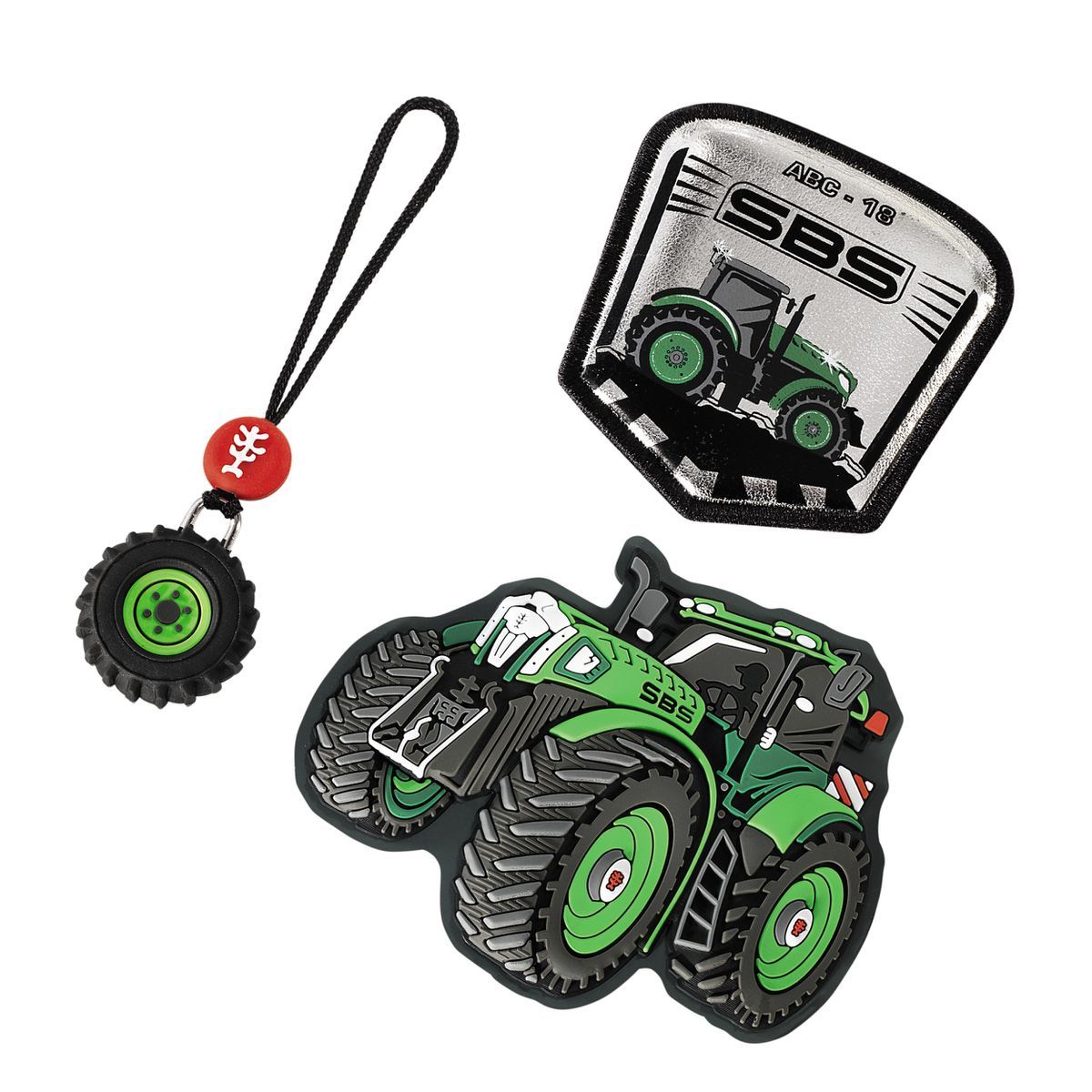 Step by Step Magic Mags Green Tractor Fred Set 3tlg.