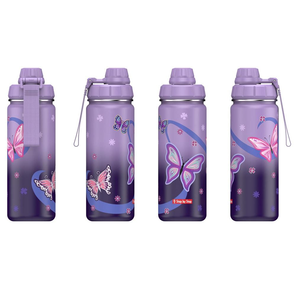 Step by Step Edelstahl Trinkflasche Sweet Butterfly 0,5 l