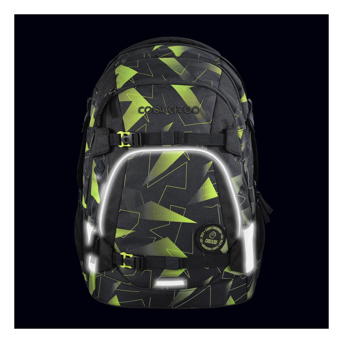 Coocazoo Mate Lime Flash Schulrucksack