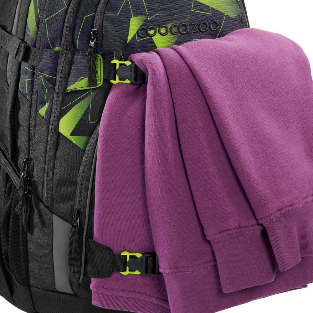 Coocazoo Porter Lime Flash Schulrucksack Set 3tlg.