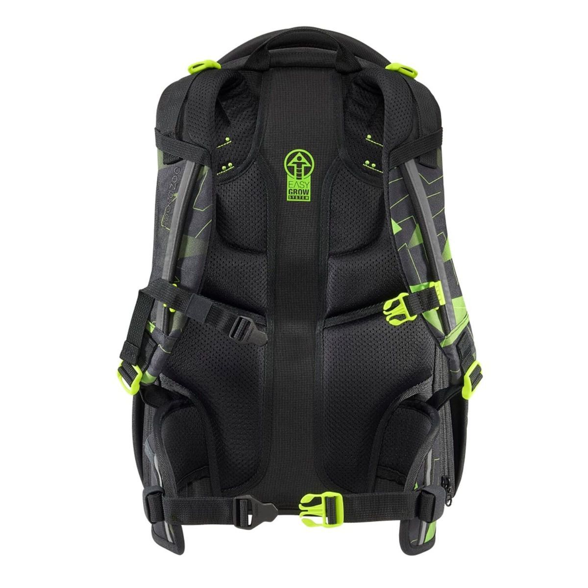 Coocazoo Porter Lime Flash Schulrucksack Set 3tlg.