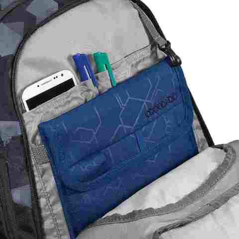 Coocazoo Porter Grey Rocks Schulrucksack Set 3tlg.