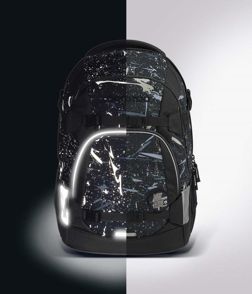 Coocazoo Mate Reflective Splash Schulrucksack Set 3tlg.