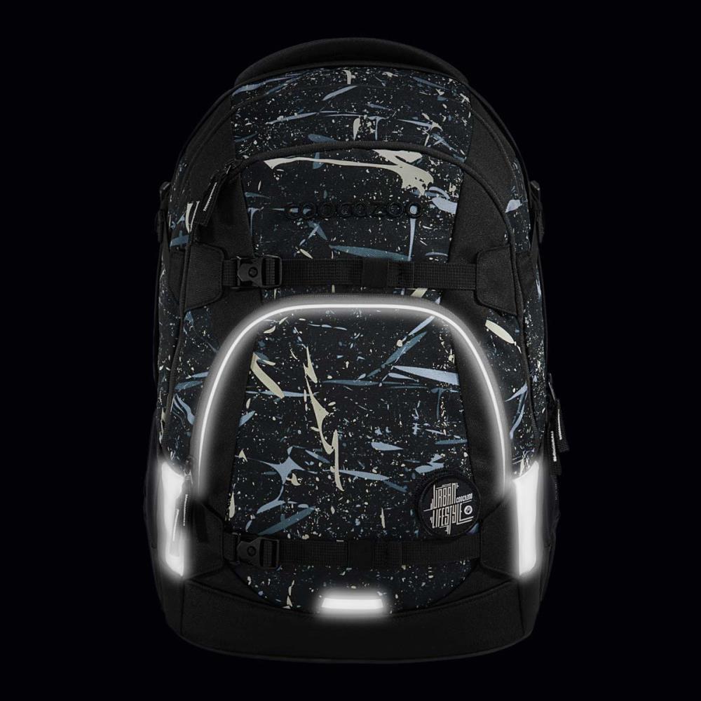 Coocazoo Mate Reflective Splash Schulrucksack Set 3tlg.